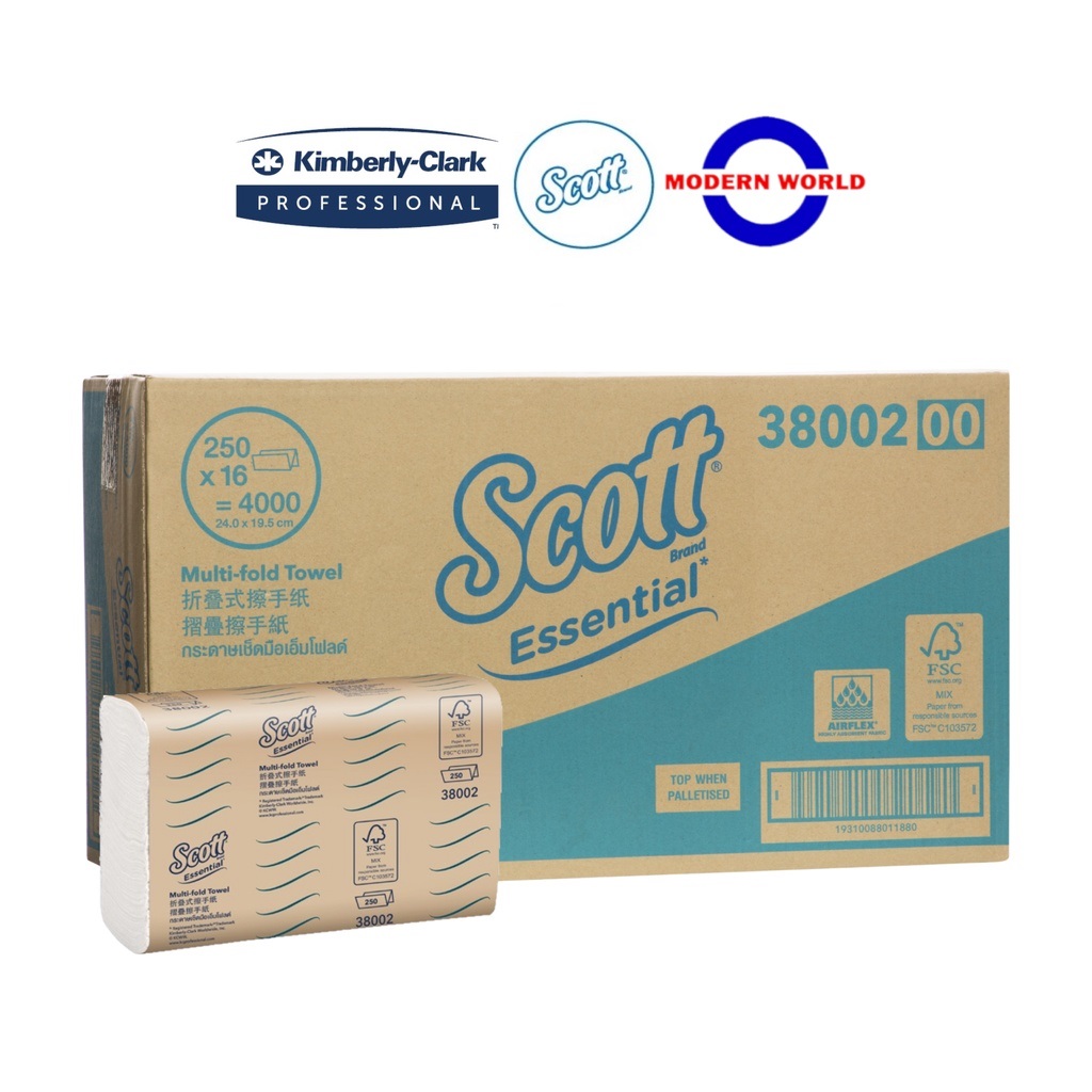 Multifold Paper Towels 16 Packs 250 Sheets Each 38002 - Image 3