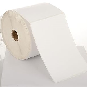 Direct Thermal Barcode Labels Stickers - (4 x 6 inches -400 Label per Rolls)