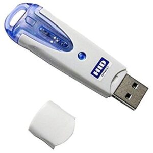 HID Omnikey 6121 Mobile USB Smart Card Reader (R61210320-2) for Sim-Sized Smart Cards