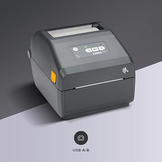 Zebra ZD421 Direct Thermal Desktop Printer 300 dpi Print Width 4-inch Wired USB Connectivity for Model Number ZD4A043-D01M00EZ, No Thermal Ribbon Required - Image 2
