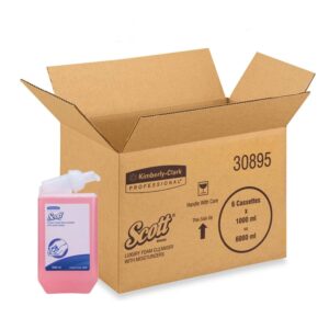 Scott Luxury Foam Soap for Hotels and Offices by Kimberly Clark-30895 A (1L)-Pack of 6