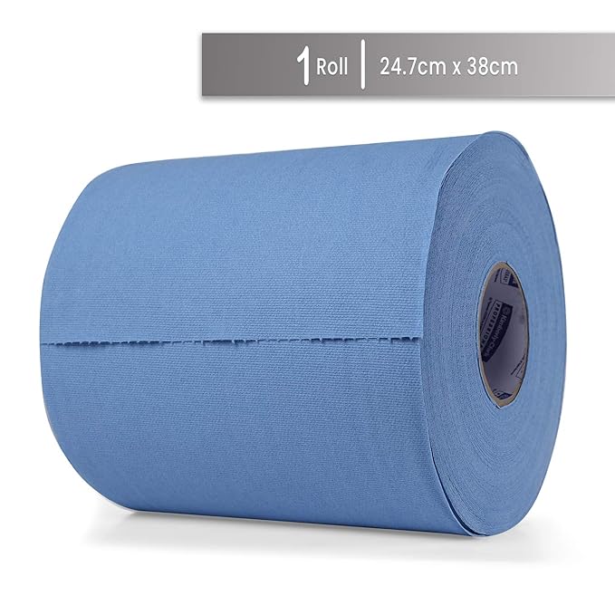 Wypall X70 Extended Use Wiper (1366), Roll, Blue Color Wipes, 24.7x 38cm, 100 m Roll, 4 Roll Pack - Image 3