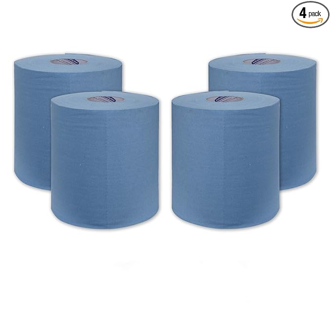 Wypall X70 Extended Use Wiper (1366), Roll, Blue Color Wipes, 24.7x 38cm, 100 m Roll, 4 Roll Pack