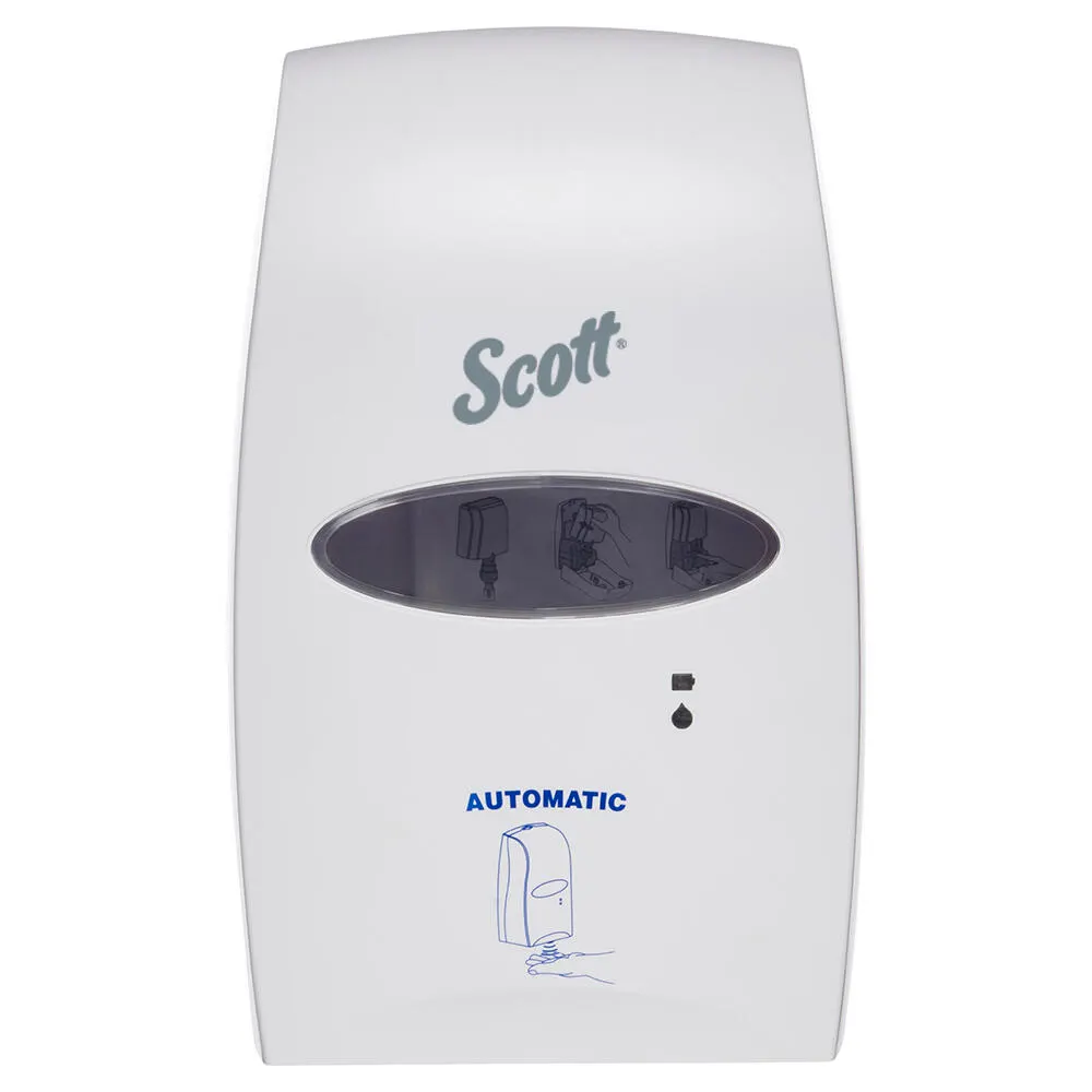 Scott® Electronic Touch-Free Hand Soap and Sanitizer Dispenser 92147, Automatic Hand Soap and Sanitizer Dispenser, 1 Dispenser / Case