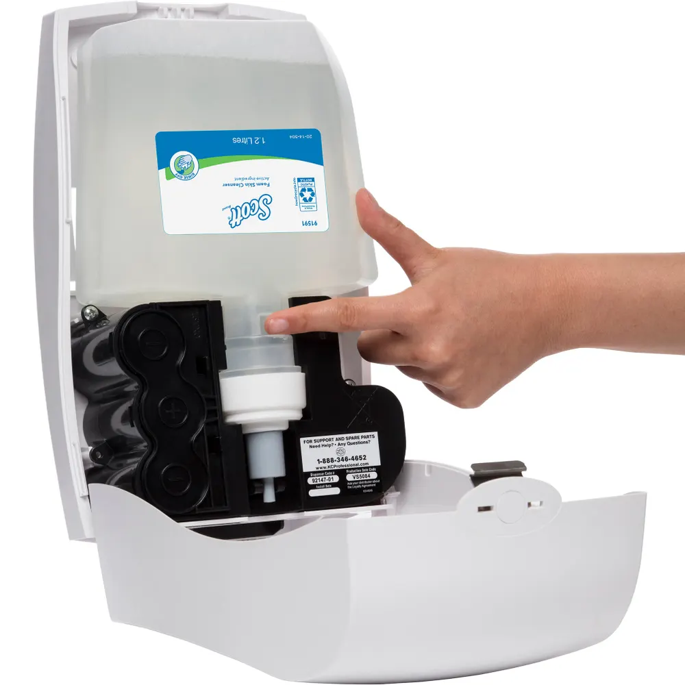 Scott® Electronic Touch-Free Hand Soap and Sanitizer Dispenser 92147, Automatic Hand Soap and Sanitizer Dispenser, 1 Dispenser / Case - Image 3