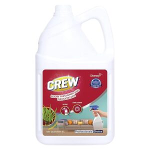Diversey Crew Room Freshener and Deodorizer - Lemon Grass - 5 L