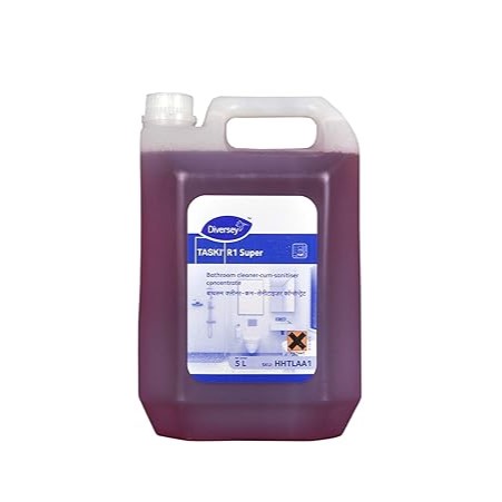 Diversey Task R1 Super Bathroom Cleaner-cum-Sanitiser Concentrate 5L