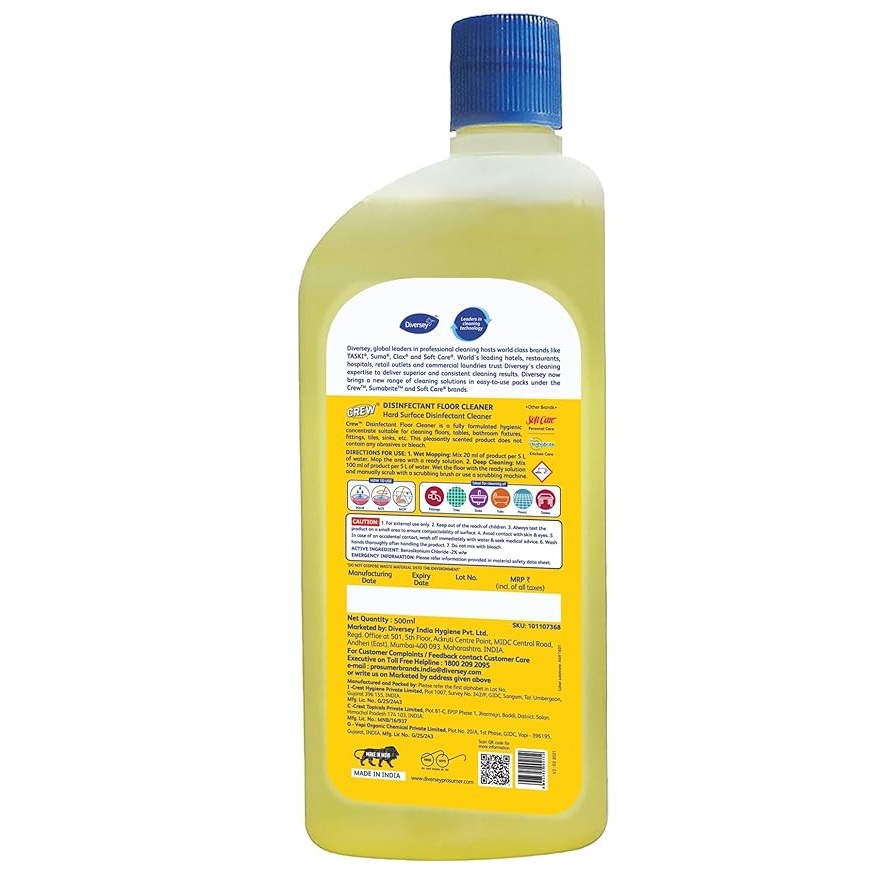 Diversey Crew Disinfectant Floor Cleaner - 500 Ml - Image 4