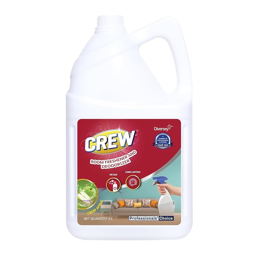 Diversey Crew Room Freshener and Deodorizer - Crisp Apple - 5 L