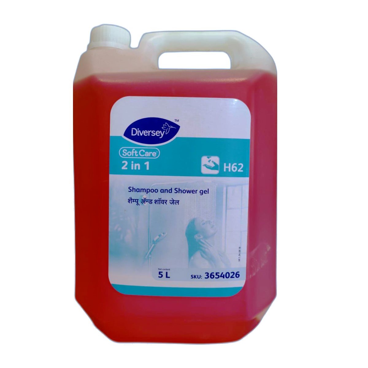 Diversey Softcare 2 in 1 Shampoo And Shower Gel 5liter Levender (5 L)