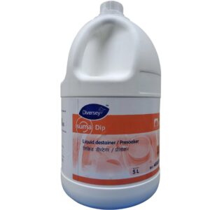Diversey Suma Dip K1 Liquid Destainer Liquid, Grade Standard Kitchen Cleaner (5 L)