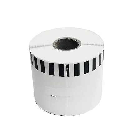 HQMS COMPATIBLE FOR DK-22205 CONTINUOUS PAPER LABEL ROLL BLACK ON WHITE WITHOUT SPOOL/STAND - Image 4