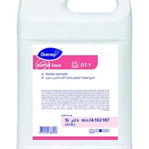 Diversey Suma Inox D7.1 Stainless Steel Polish, 5 L