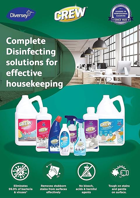 Crew Hygienic Floor Cleaner Concentrate 5 Litre (Flora Fragrance) - Image 5