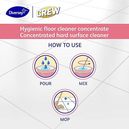 Crew Hygienic Floor Cleaner Concentrate 5 Litre (Flora Fragrance) - Image 4