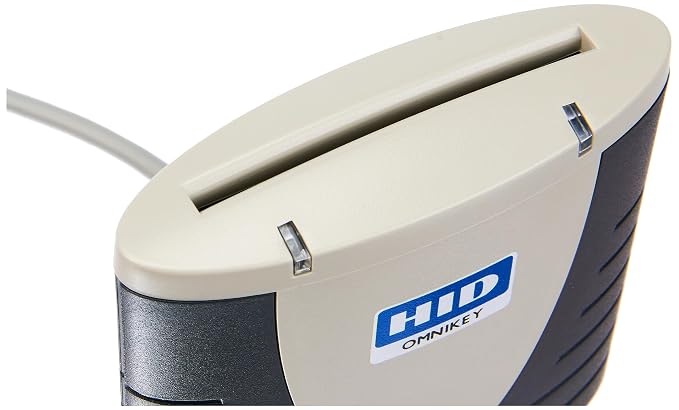HID OMNIKEY 3121 R31210320-01 Smart Card Reader - USB 3. 0 - Gray - Image 3