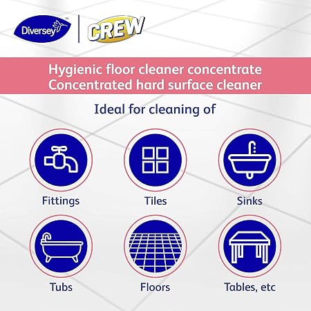 Crew Hygienic Floor Cleaner Concentrate 5 Litre (Flora Fragrance) - Image 3
