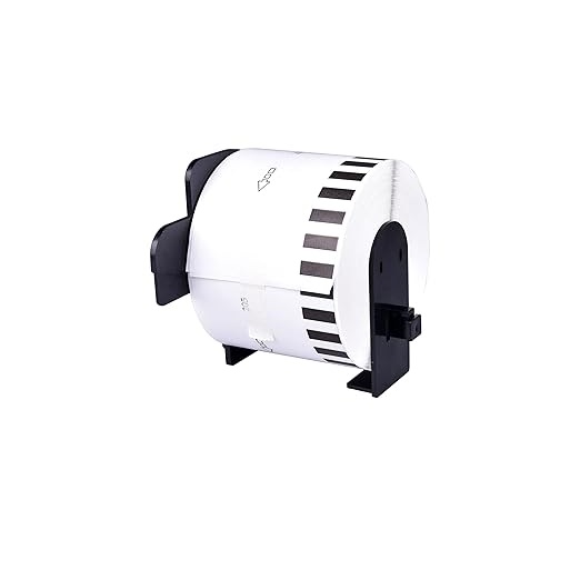 HQMS Compatible for DK-22205 Continuous Paper ROLL -Black ON White Withstand - Image 5