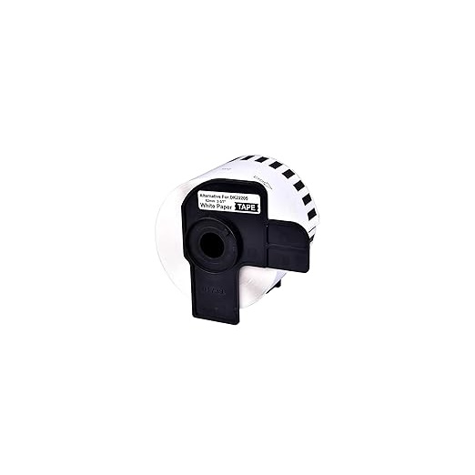 HQMS Compatible for DK-22205 Continuous Paper ROLL -Black ON White Withstand - Image 4