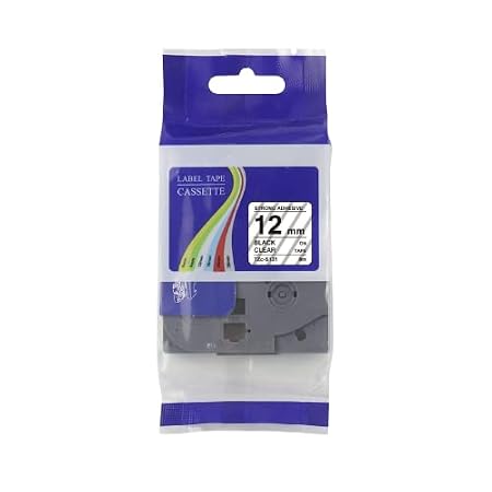 Compatible TZE 131 Tape Black On Clear - 12 mm for Label Printer