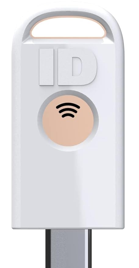 Identiv FIDO2 USB-C NFC Security Key for Mobile Multi-Protocol Support FIDO2, U2F, PIV, TOTP, HOTP, WebAuth, Two Factor AUTHENTICATION Security for Mobile Device