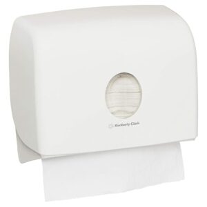 Kimberly-Clark Aquarius M-Fold Tissue/Towel Paper Hand Tissue Paper Dispenser Wall Mounted (23.2 cm x 28 cm x 11.6 cm) (White)-70220