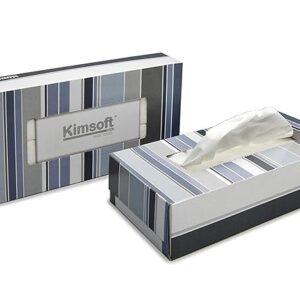 Kimsoft Facial Tissues, White - 100 pulls per Pack - 60 Packs