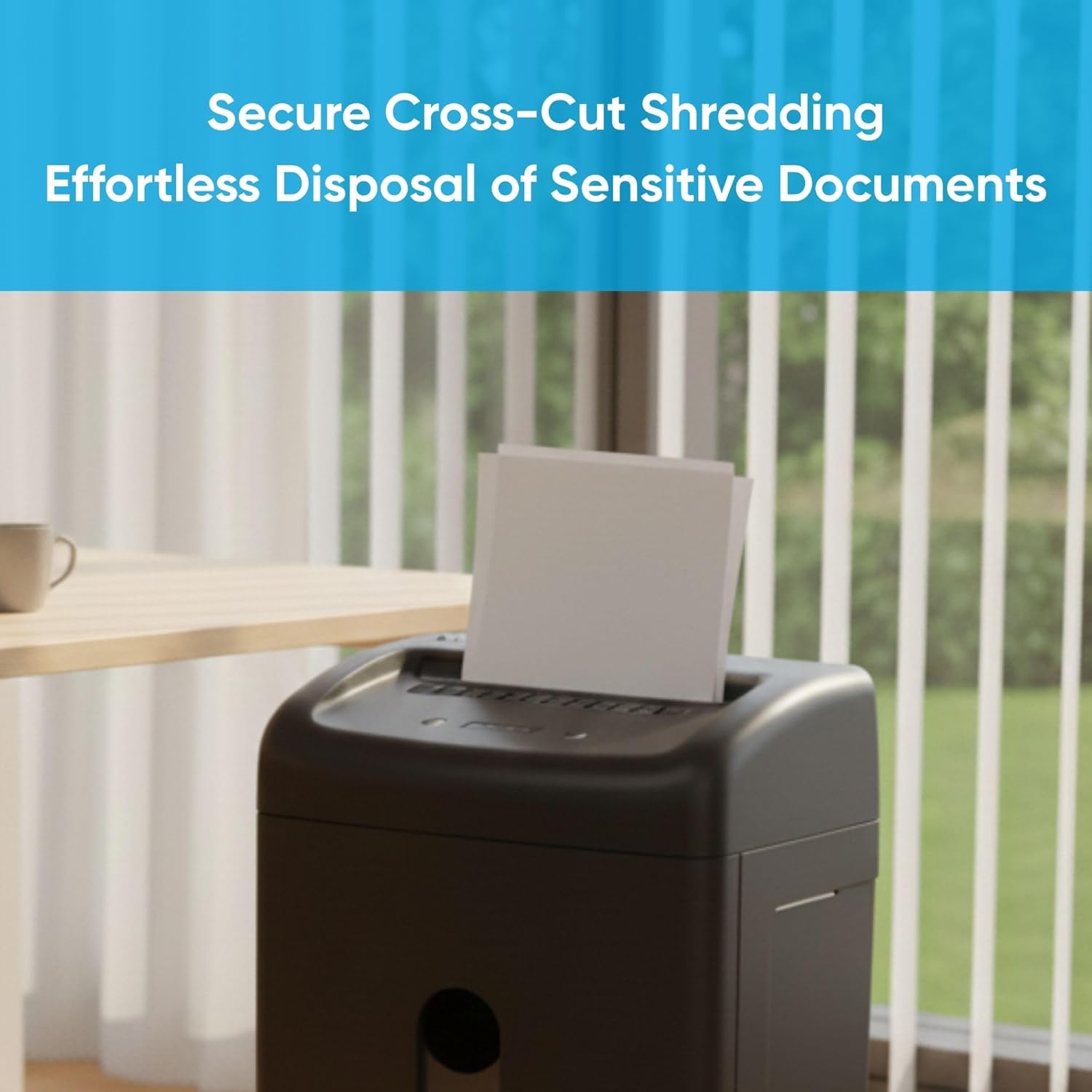 Kores Easy Cut 873 Cross Cut Paper Shredder | 25 Sheets | 30 Litre Bin | P4 Security | Pull-Out Bin | Auto Start/Stop | Fast Shredding Speed - 2m/min - Image 5