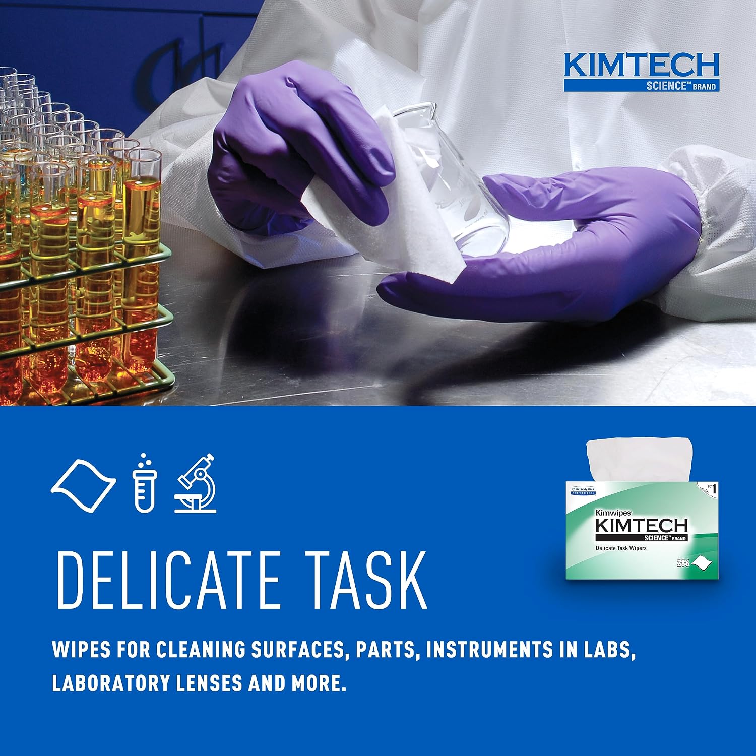 KIMTECH Kimwipes Delicate Task Wipers - Image 4