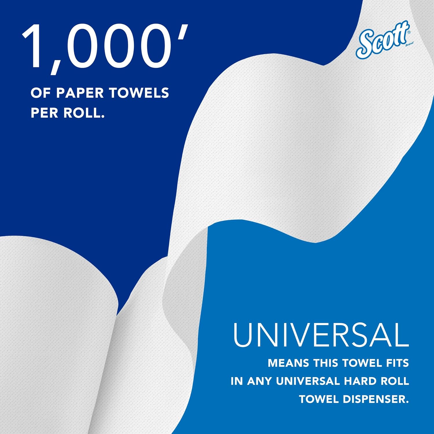 Scott® Essential Hard Roll Paper Towels (HRT), 6 Rolls, 305m/Roll (Total 1,830 meters) (01005C) - Image 7